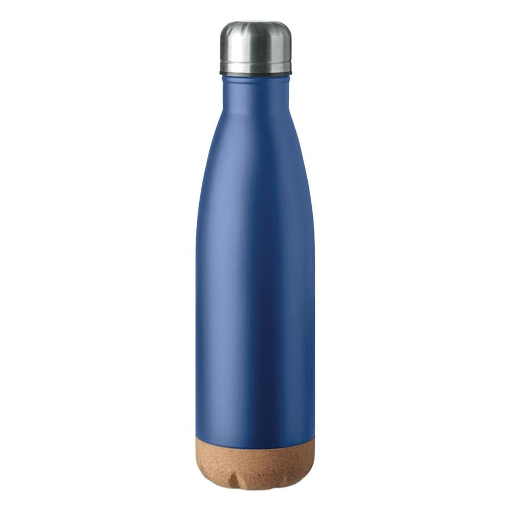 Midocean Blue Aspen Cork Double Wall 500Ml Water Bottle - One Size