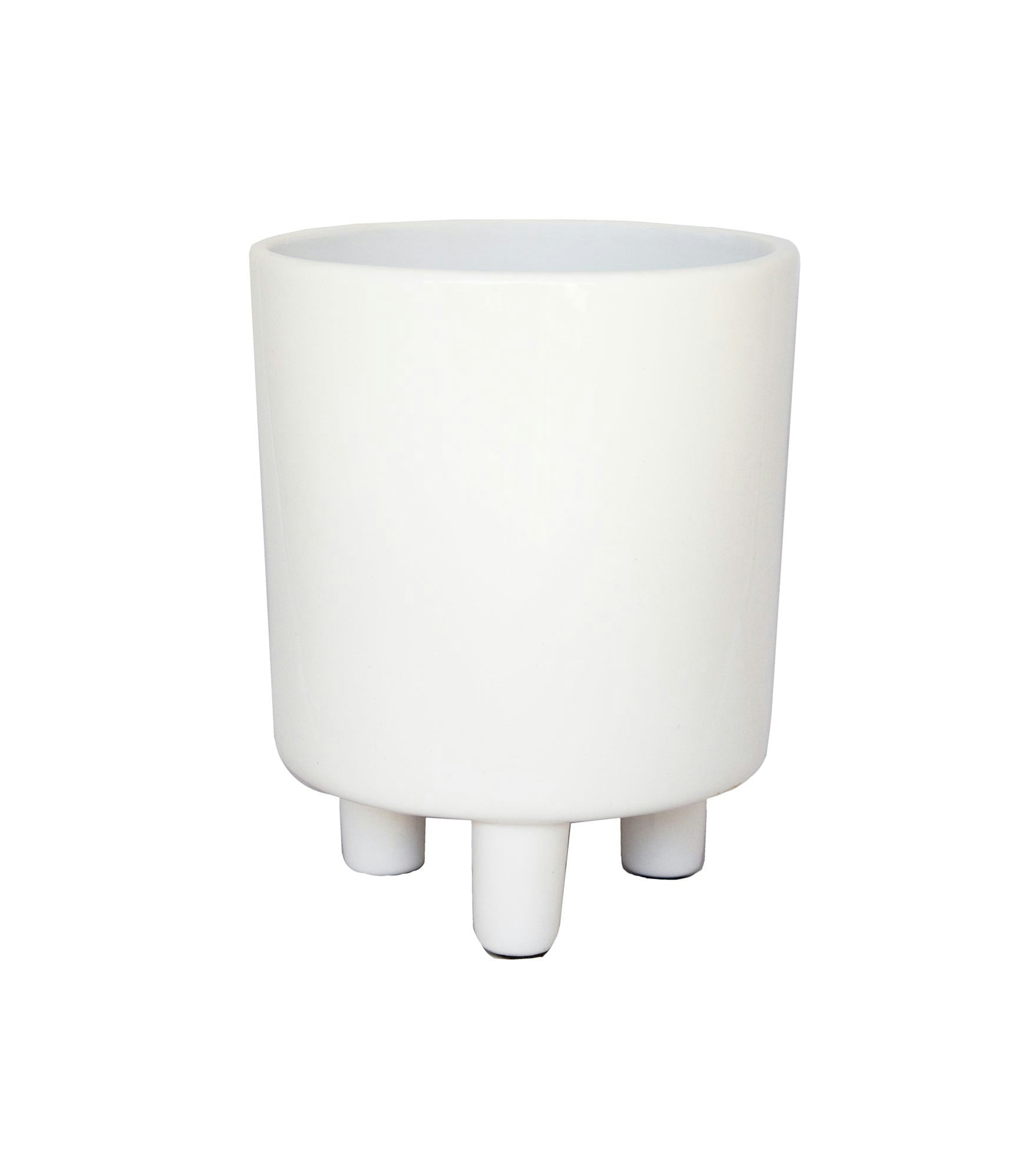 Rackhams White Pisa Planter - 16Cm