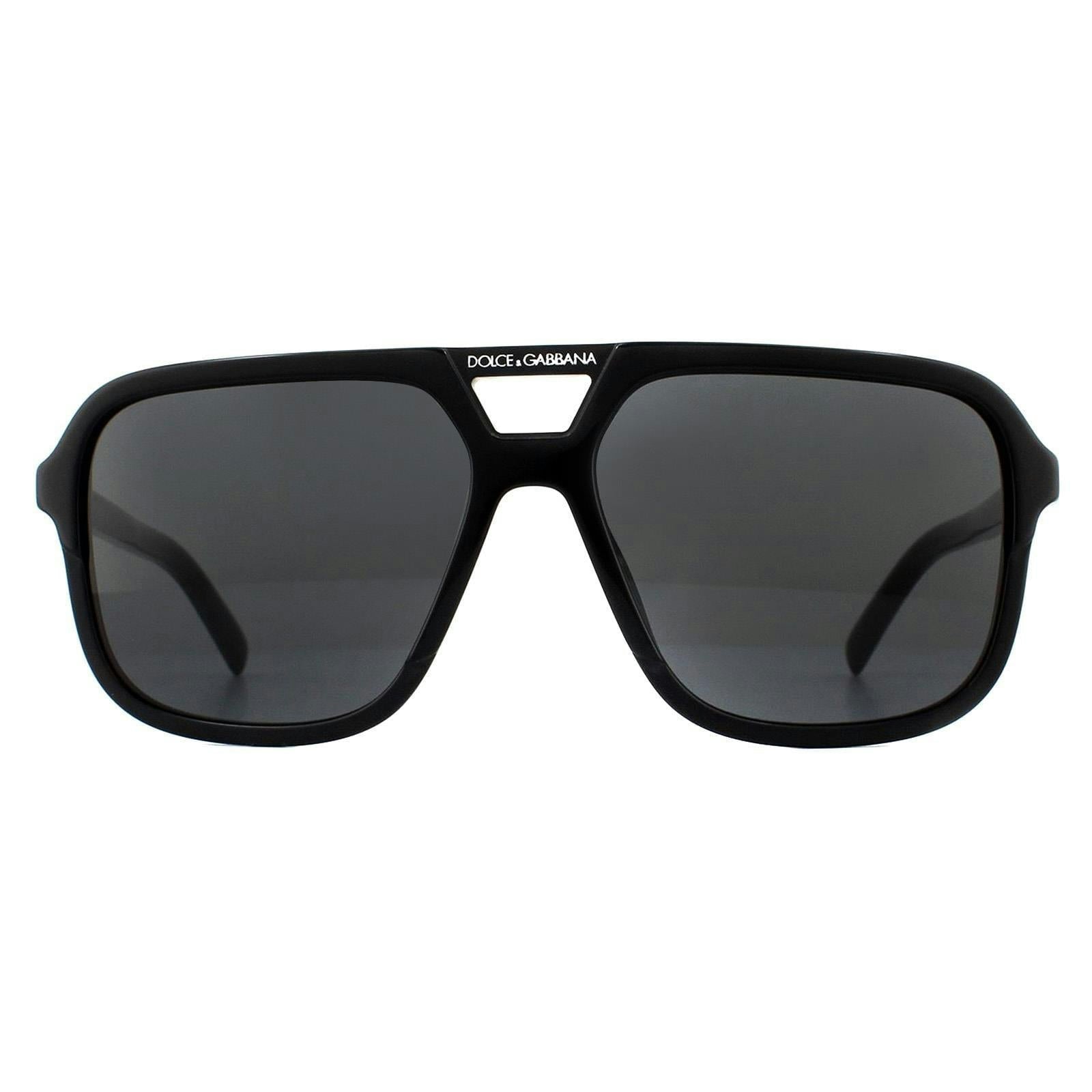 Dolce & Gabbana Sunglasses DG4354 501/87 Black Dark Grey - Image 4