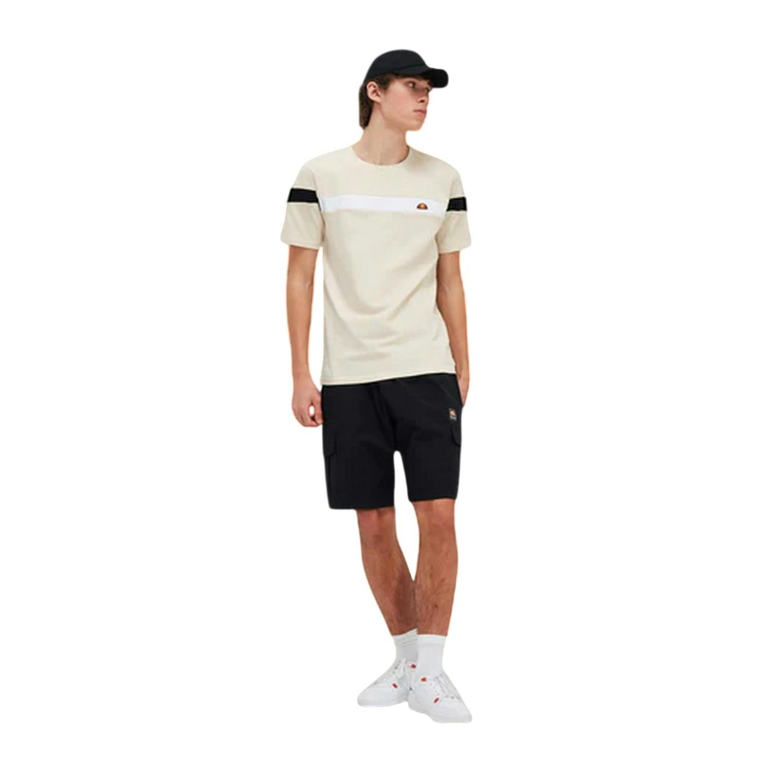 Ellesse Men's White Caserio T-Shirt - Off - M - Off - 100% Cotton