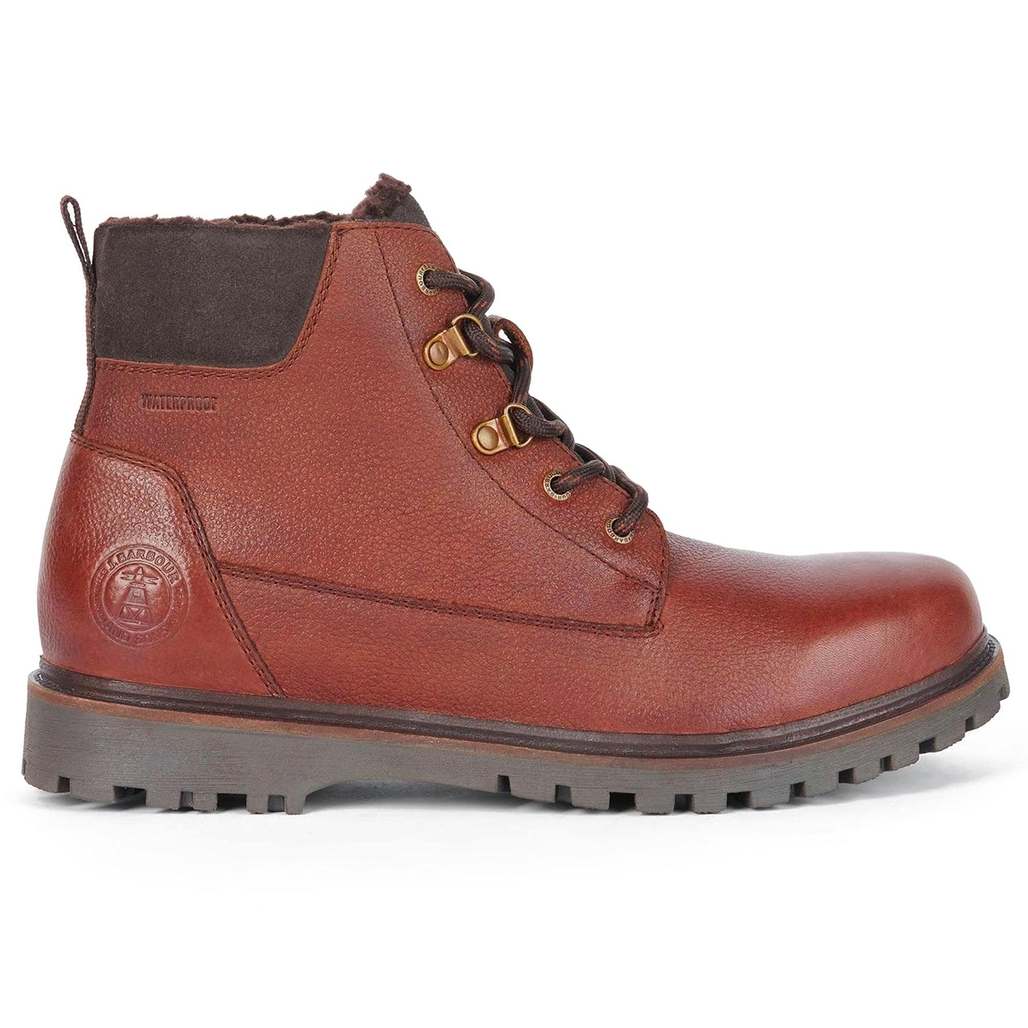 Barbour Men's Storr Walking Boot - Conker Leather - Uk 8