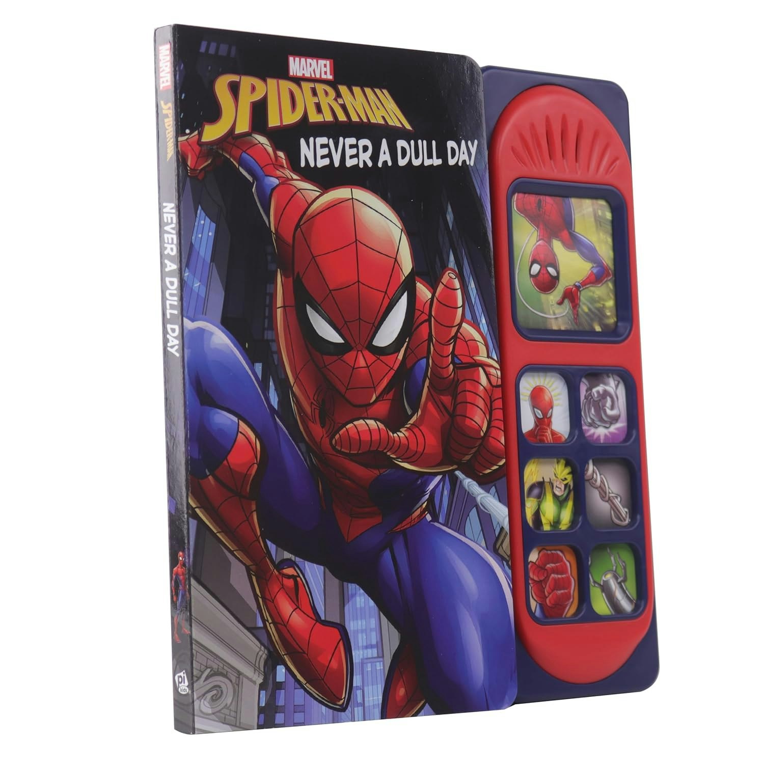 Pi Kids Marvel Spider-Man - Never A Dull Day Sound Book - (Play-A-Sound)