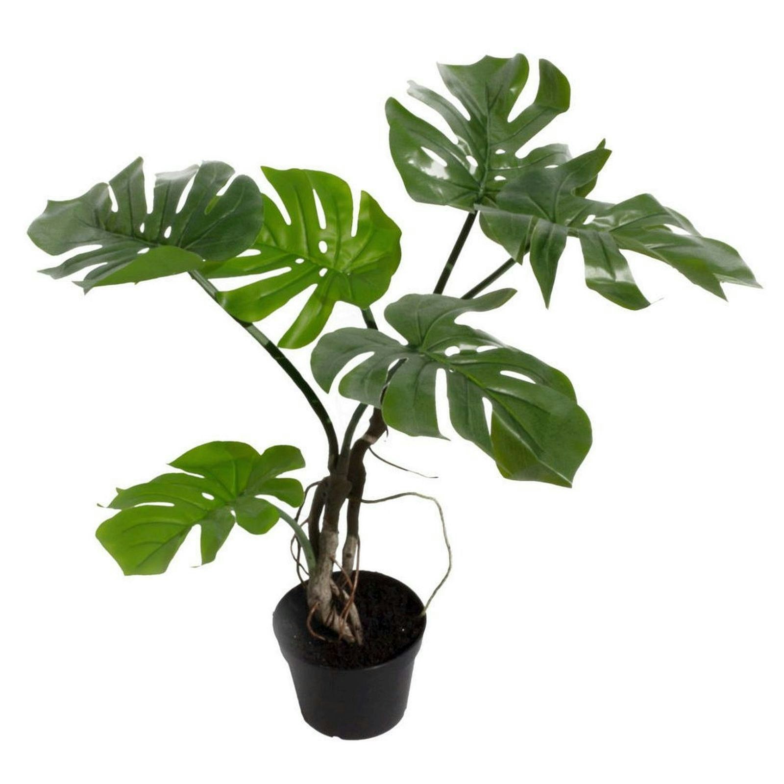Leaf Green Realistic Artificial Monstera Cheese Plant - 65Cm