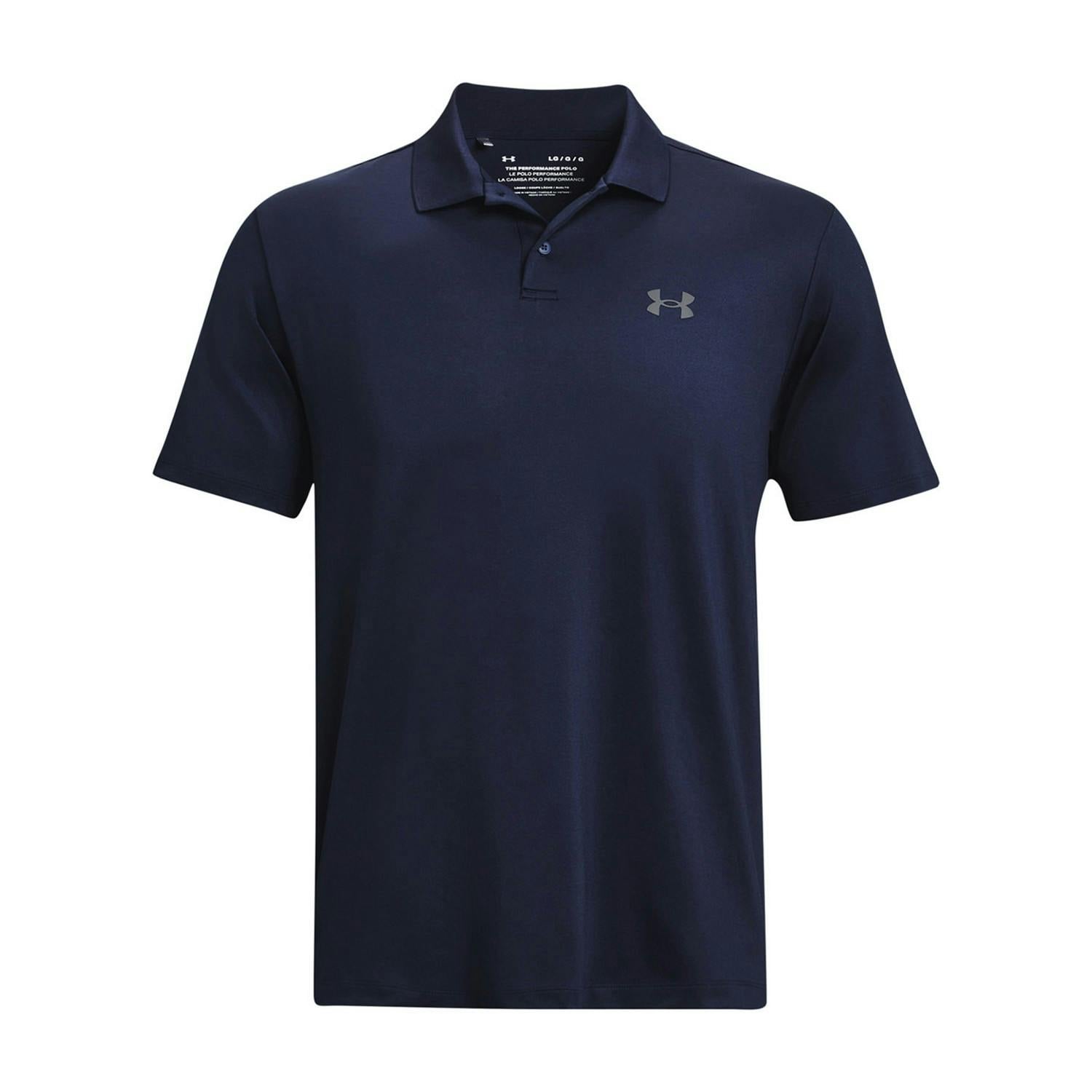 Under Armour Men's Polo Shirt - Navy - Xxl - Navy - 93% Polyester/7% Elastane