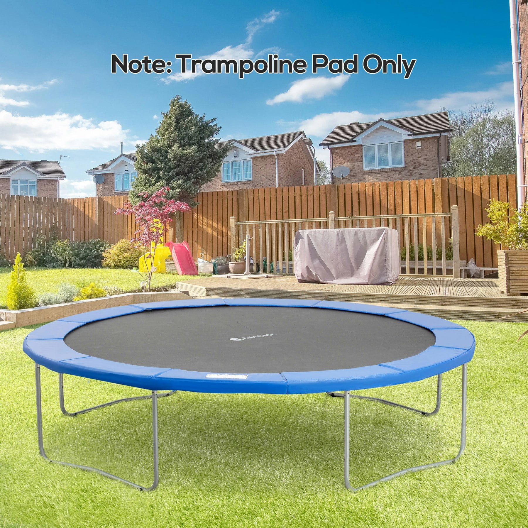 Homcom Blue 12Ft Trampoline Accessories Pad Surround Pad Replacement Spare