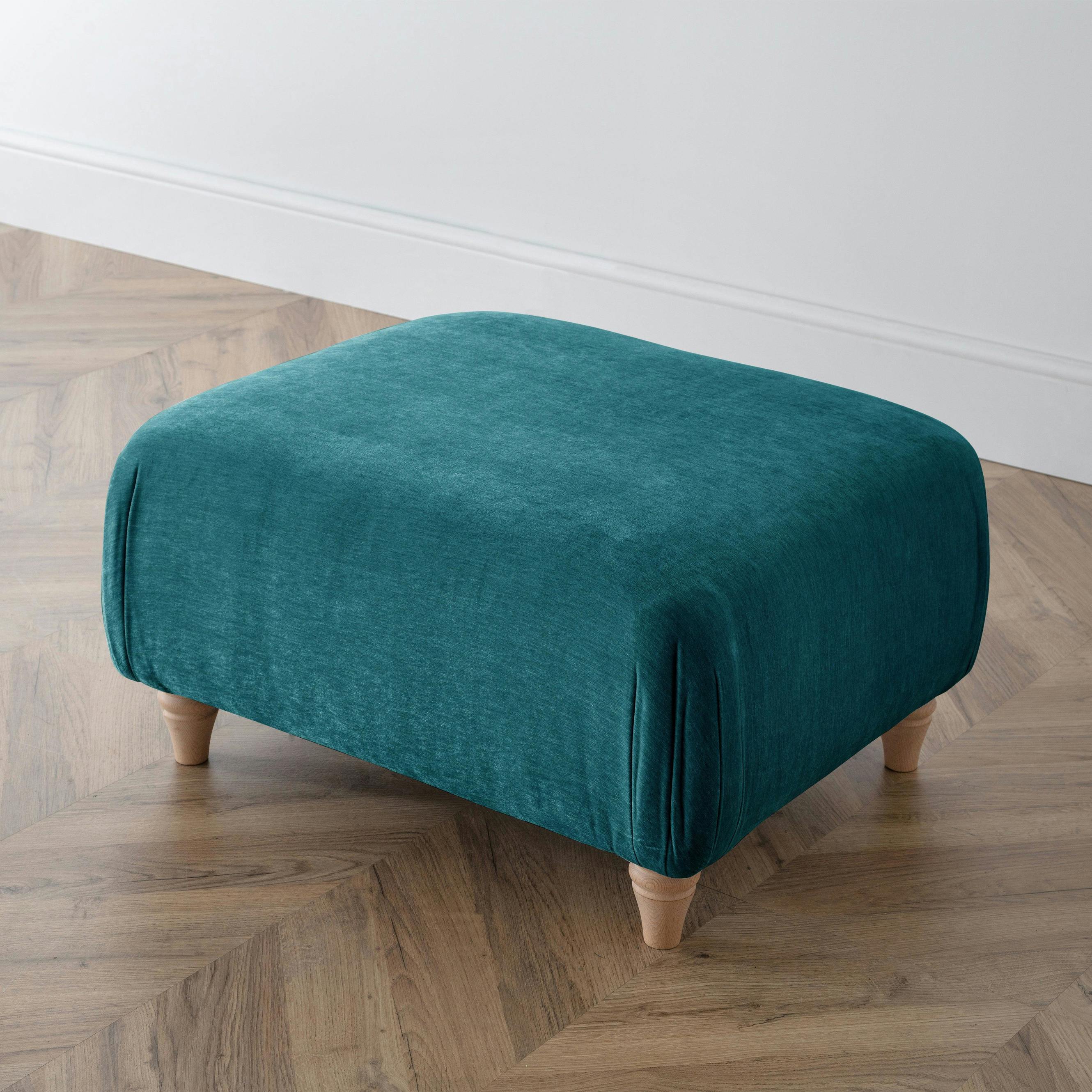 The Great Sofa Company The Bromfield Footstool - Emerald