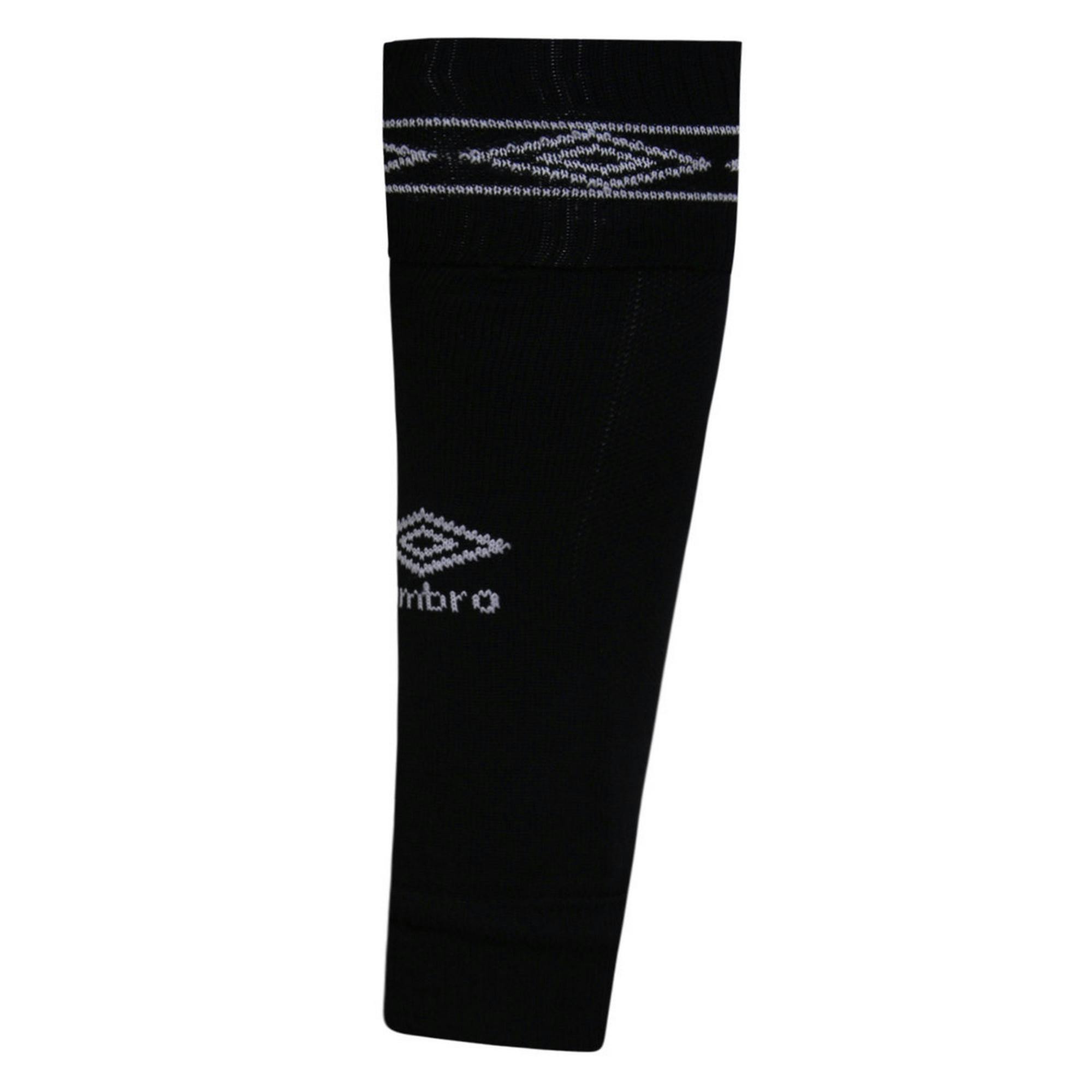 Umbro Men's Black/White Diamond Leg Sleeves - L - 95% Polyamide/5% Elastane