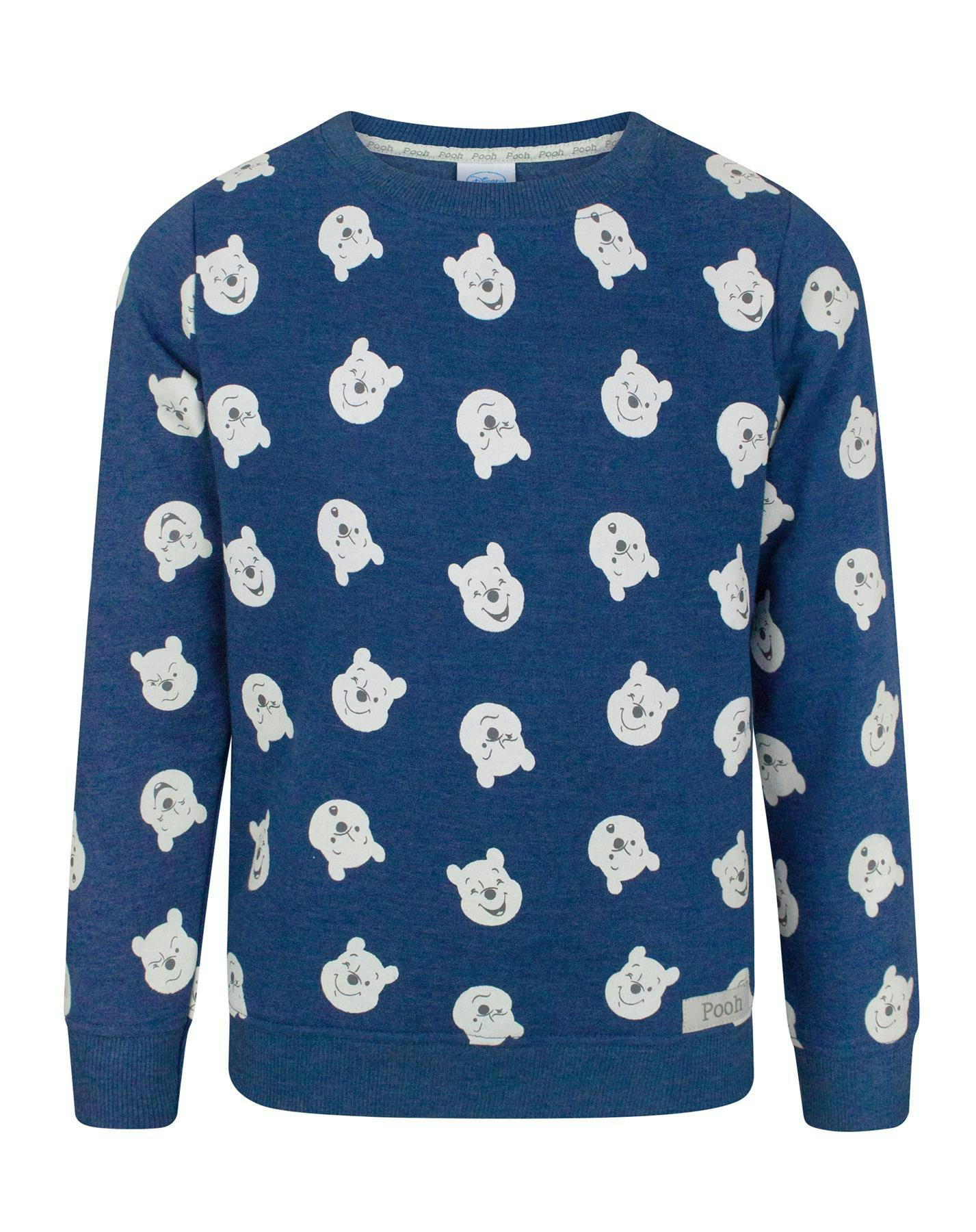 Vanilla Underground Boys Blue Disney Winnie The Pooh Sweatshirt - 9-10 Years