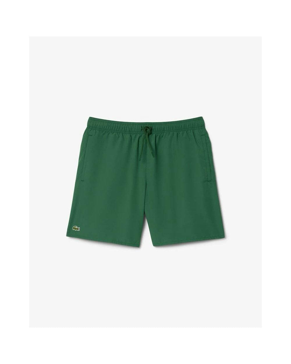 Lacoste Men's Green Croc Swimming Shorts - / S30 - / S30 - M