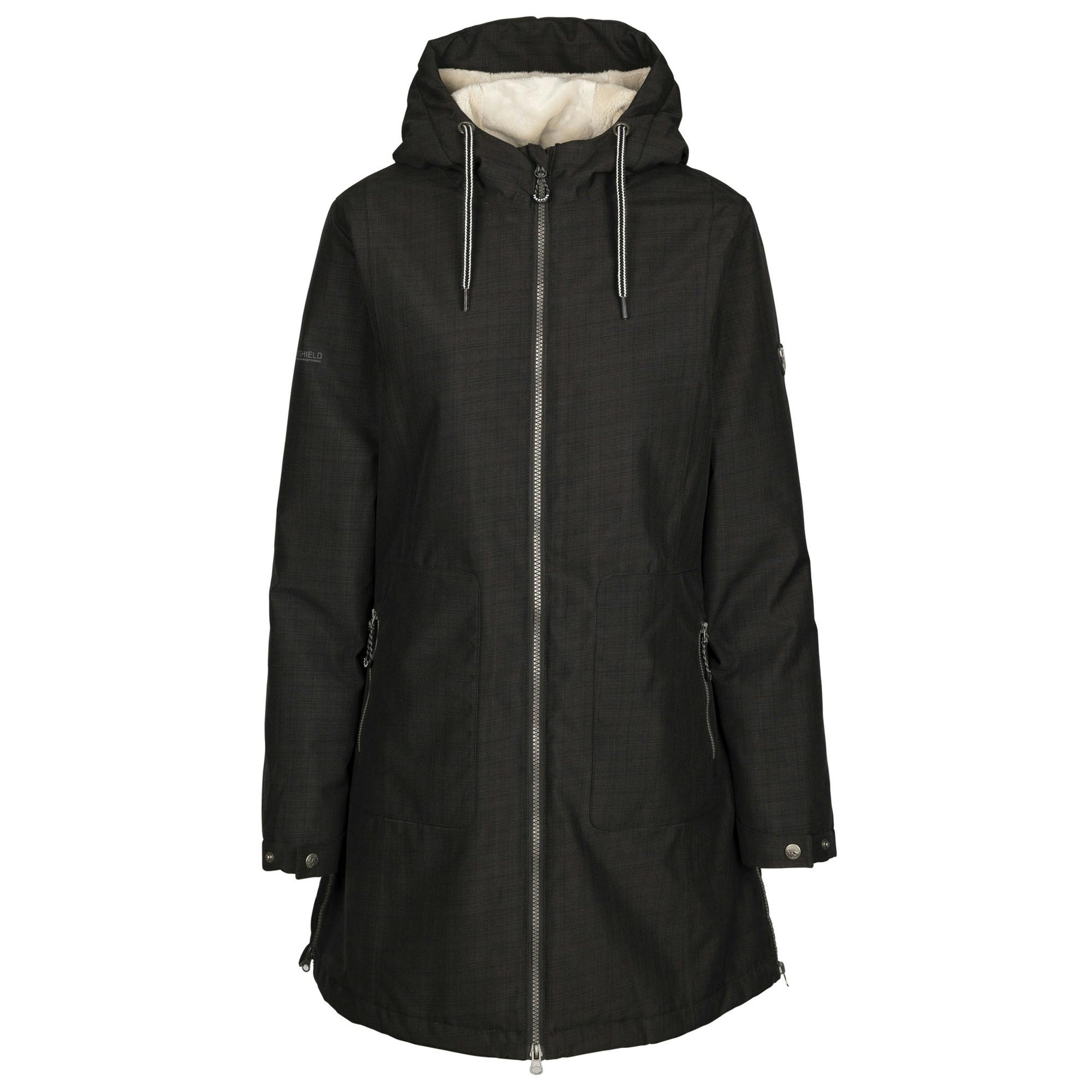 Trespass Women's Black / Neeska Tp50 Waterproof Jacket - M - 100% Polyester