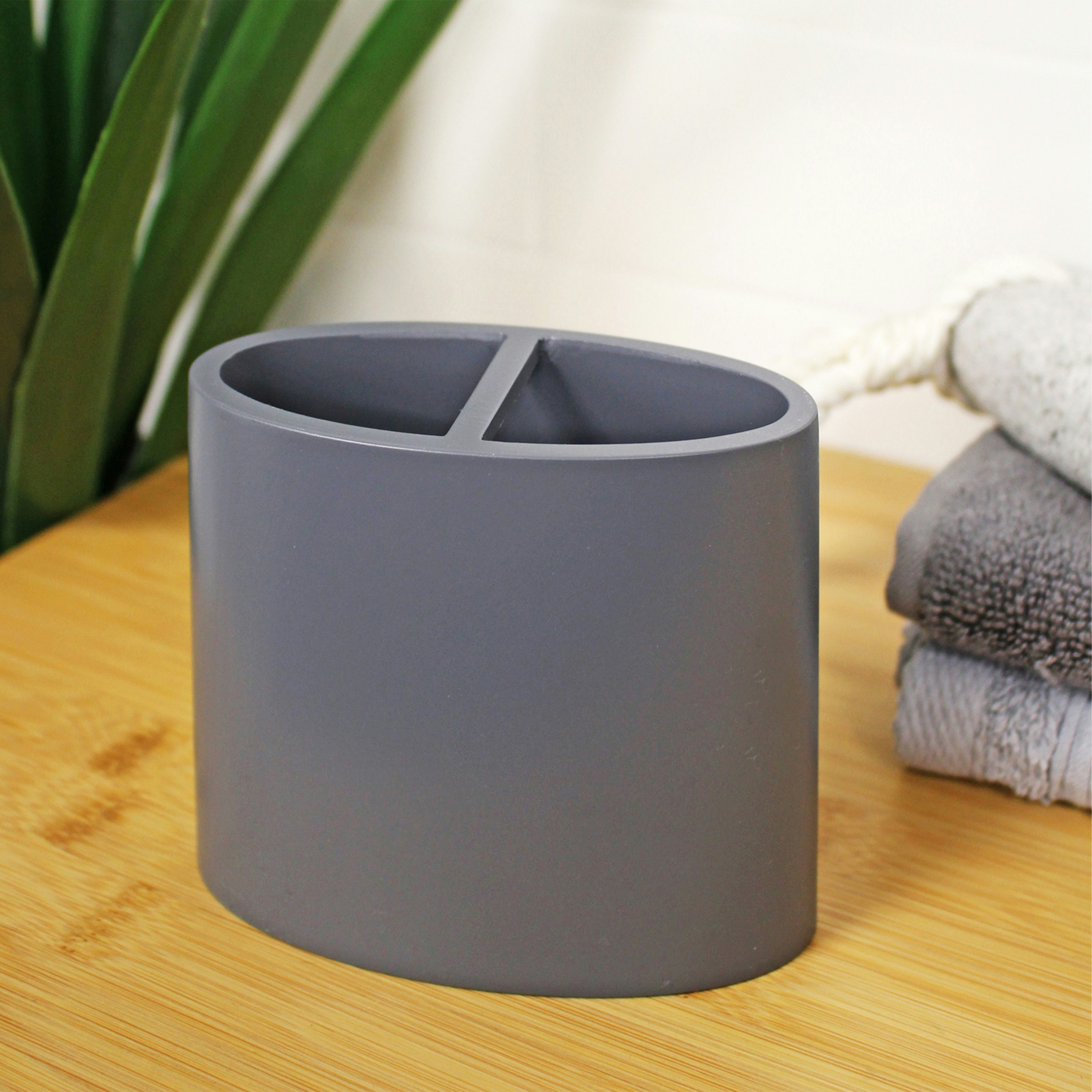 Showerdrape Grey Alto Toothbrush Holder