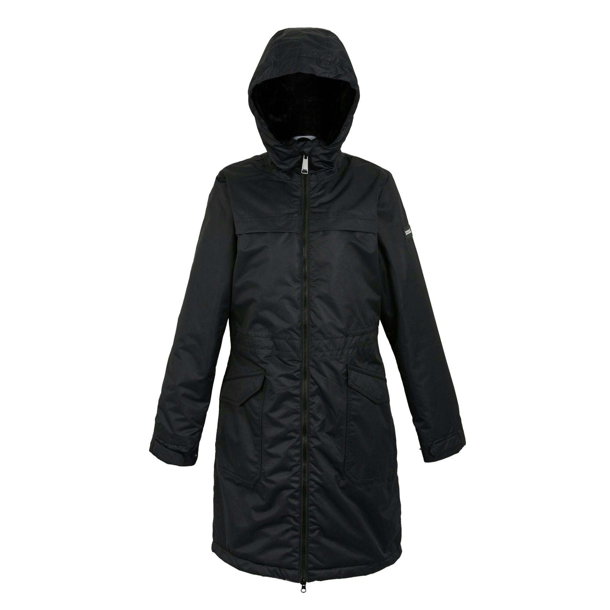 Regatta Women's Black Romine Ii Waterproof Jacket - Size 10 Uk