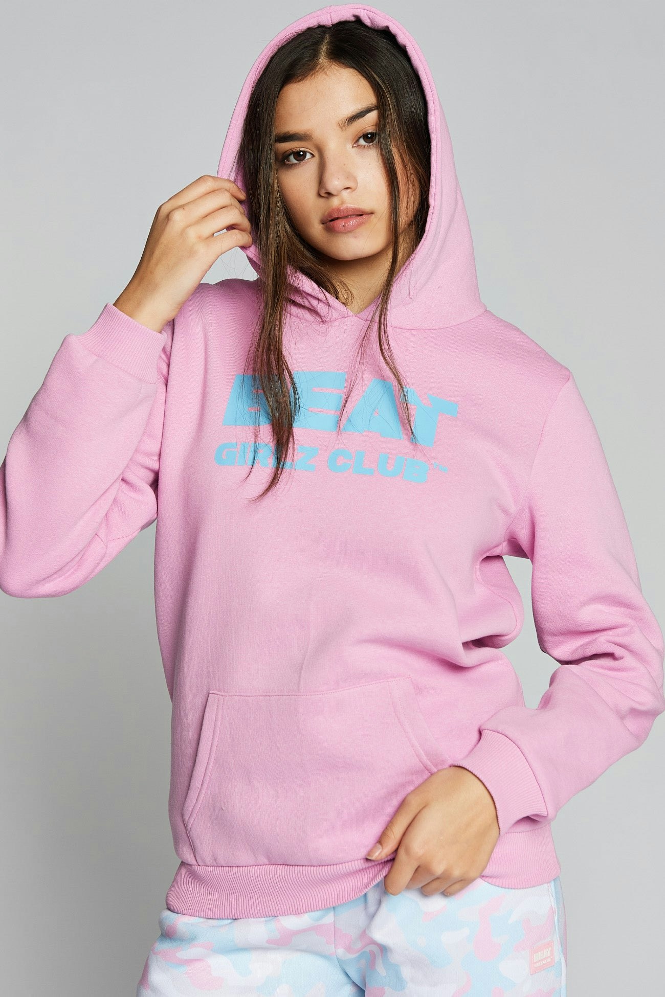 Beat Girlz Club Pink Miami Logo Hoodie - Miami - 7/8