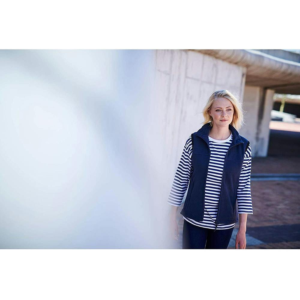 Regatta Dark Haber Ii Full-Zip Bodywarmer Fleece Anti-Pill Jacket (250 Gsm) - Navy - 2XL - Navy - 100% Fleece