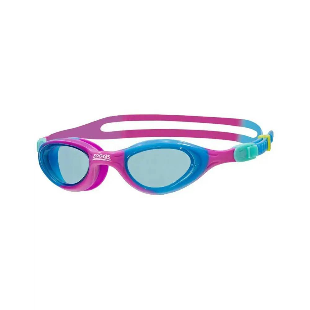 Zoggs Pink/Blue Super Seal Junior Swim Goggle - Tinted Lens