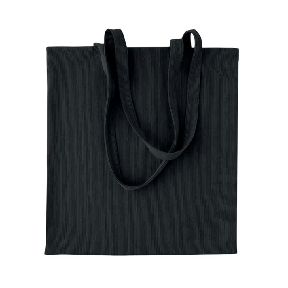 Midocean Black Corduroy Shopper Bag - One Size