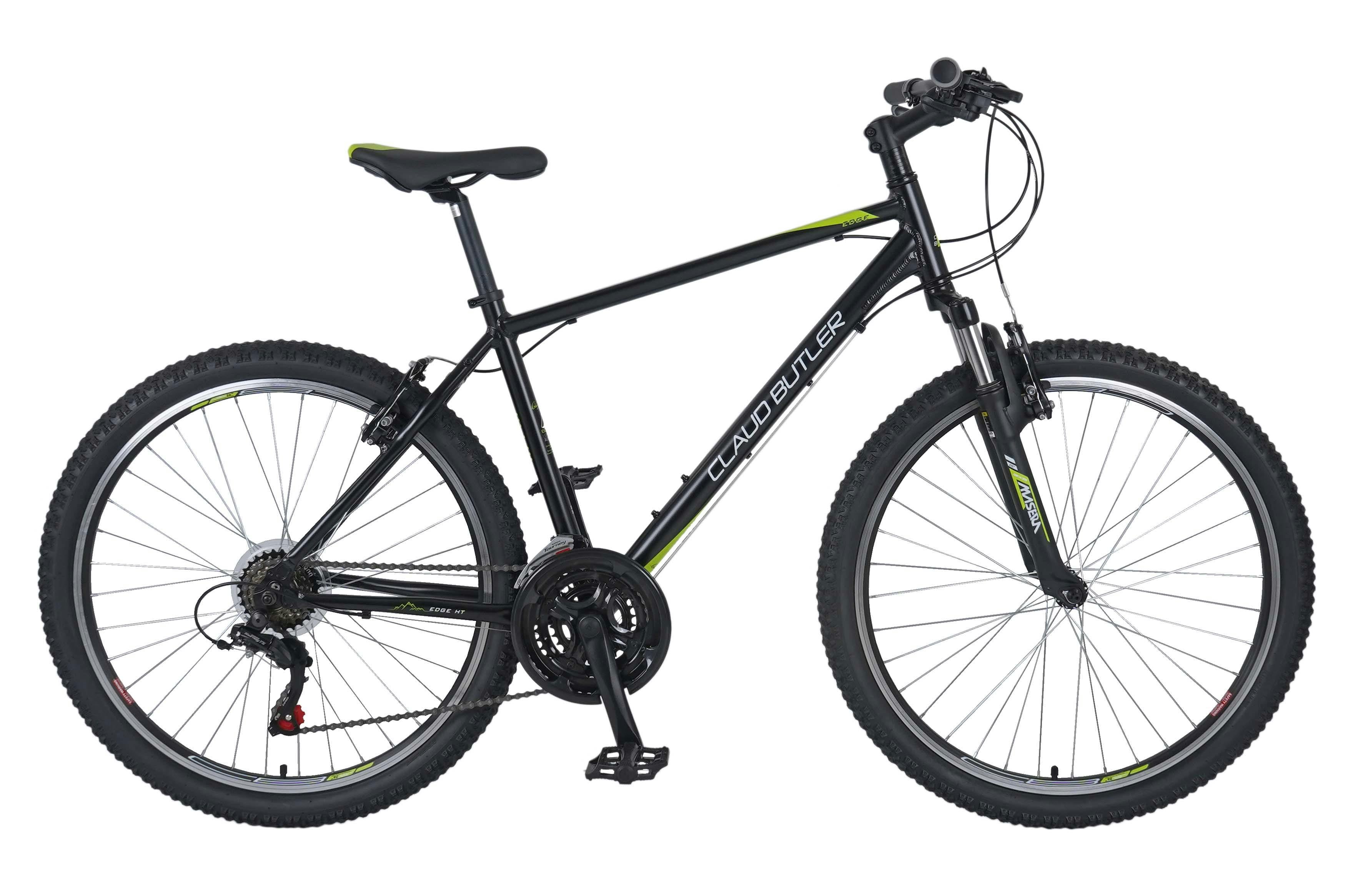 Claud Butler Edge Ht Mountain Bike- Black/Green - Image 2