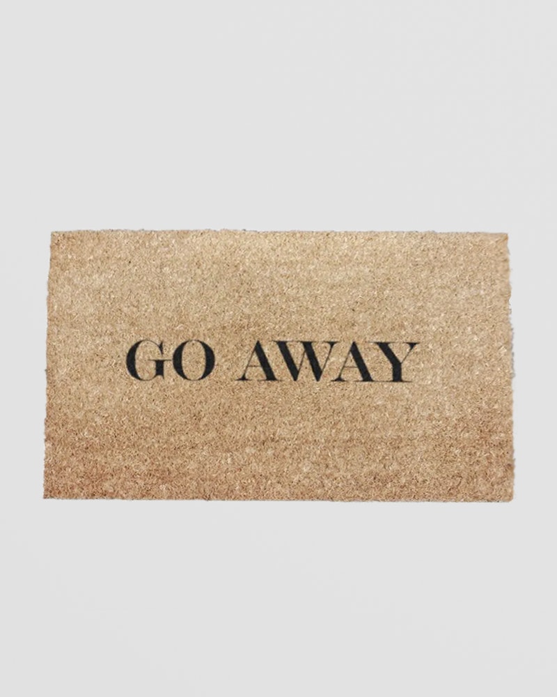Artsy Doormats Go Away Doormat