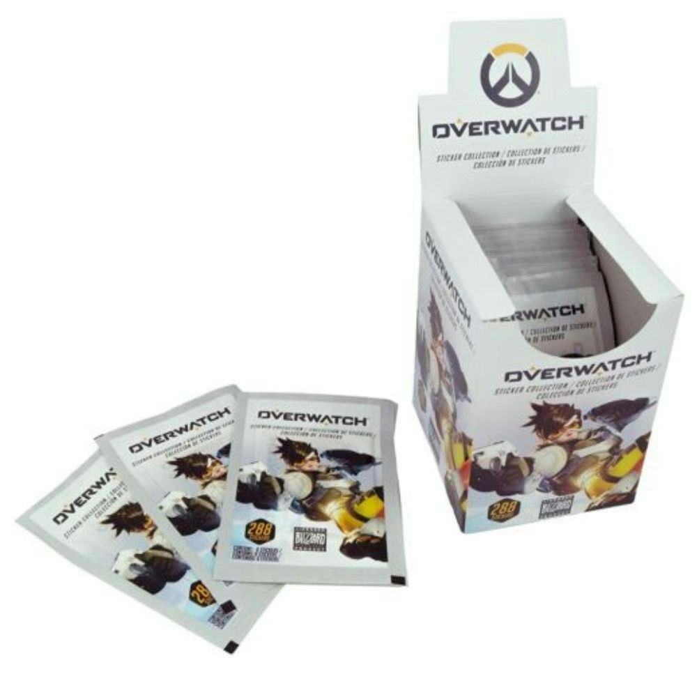 Overwatch Blizzard Sticker Packs 50 X Stickers Packs- Collectible Set - 3+ - Multi - Stickers