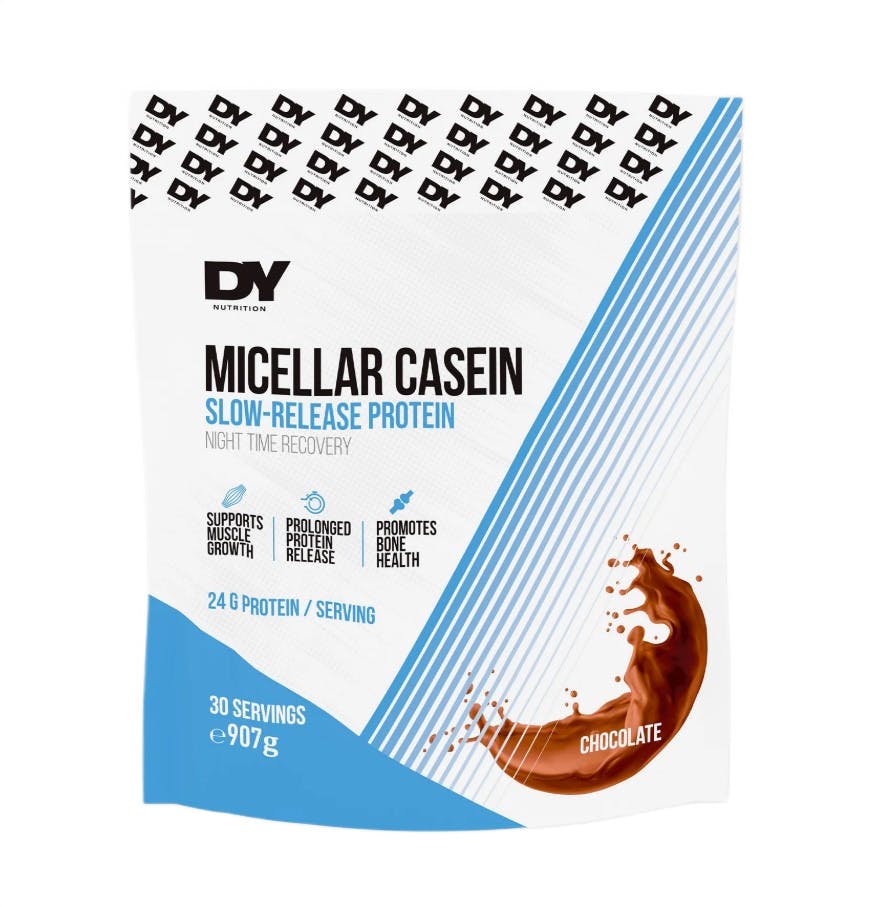DY Nutrition Micellar Casein Protein Powder - 907g | Slow-Release Night-Time Recovery | 25.5g Protein Per Serving | Supports Muscle Growth | Satiety & Bone Health | Chocolate - Image 2