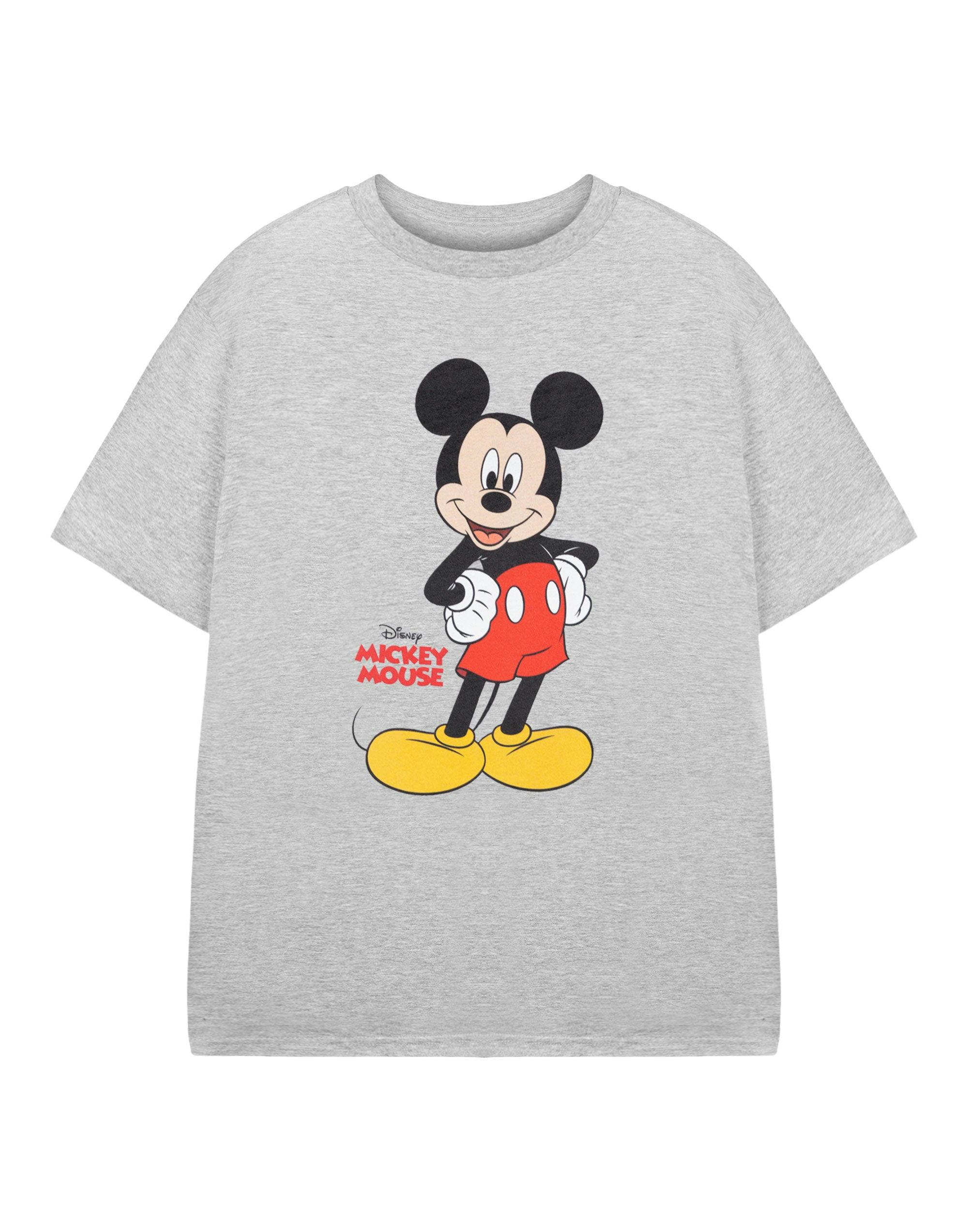 Vanilla Underground Boys Grey Disney Mickey Mouse Short Sleeved T-Shirt - 3-4 Years
