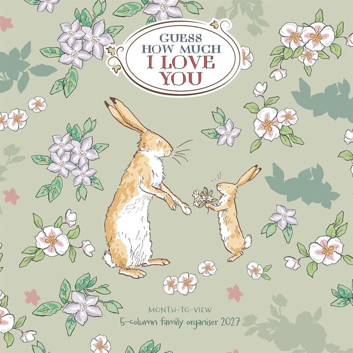 Guess How Much I Love You 2027 Family Organiser Large Month To View Wall Calenda - Image 7