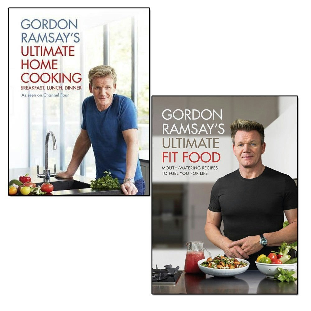 Hodder Gordon Ramsay Ultimate Fit Food And Ultimate Home Cooking Books Collection Set Size 2