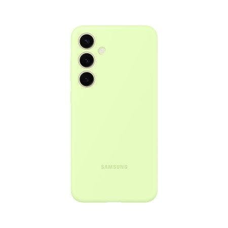 Genuine / Official Samsung Galaxy S24 Silicone Case / Cover - Lime (Green) - New - Image 3