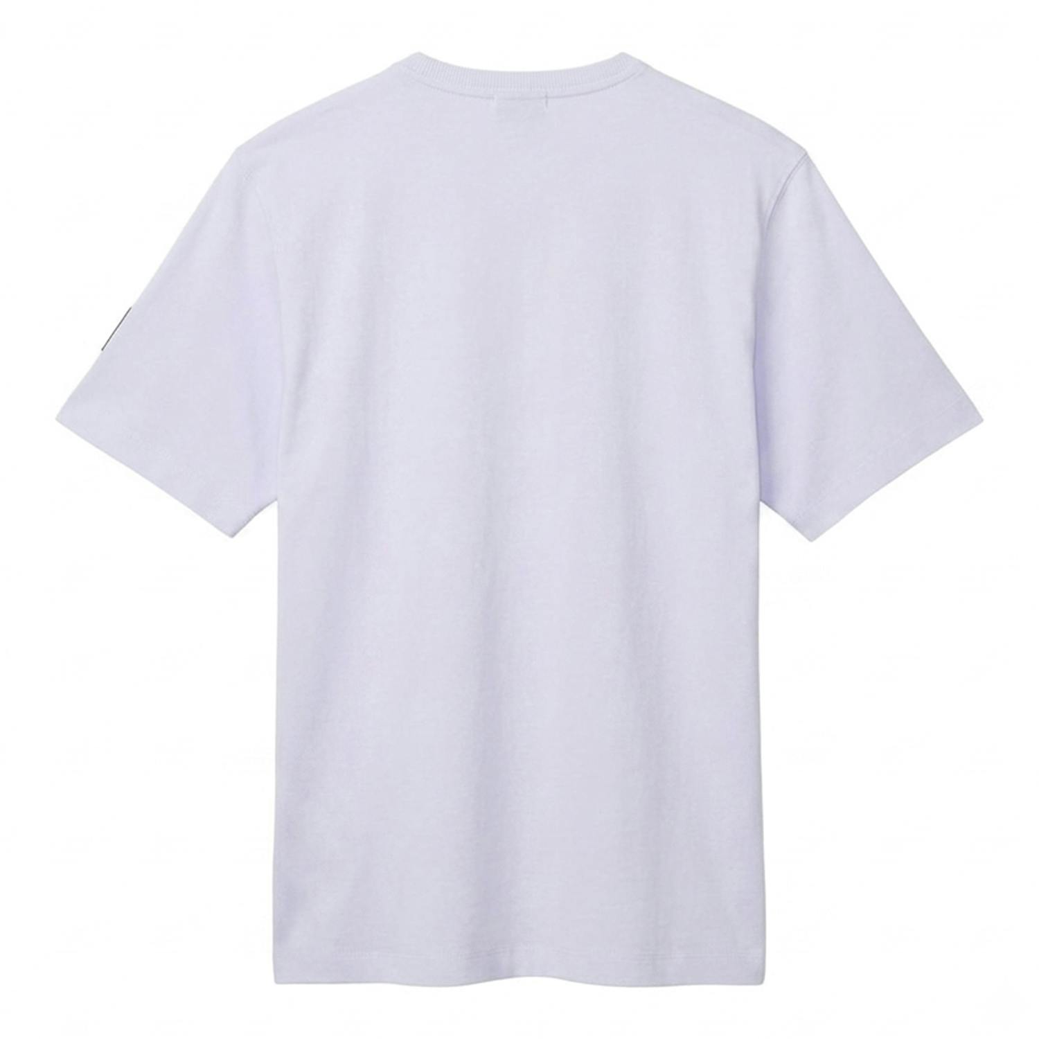 Calvin Klein Men's Lilac Badge Crew Neck Regular T-Shirt - Xxl - 100% Cotton
