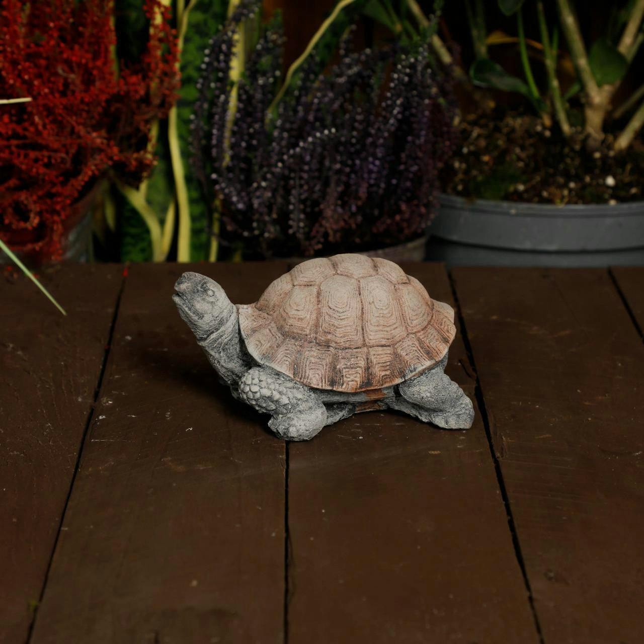 Osn Small Stone Cast Tortoise Garden Ornament