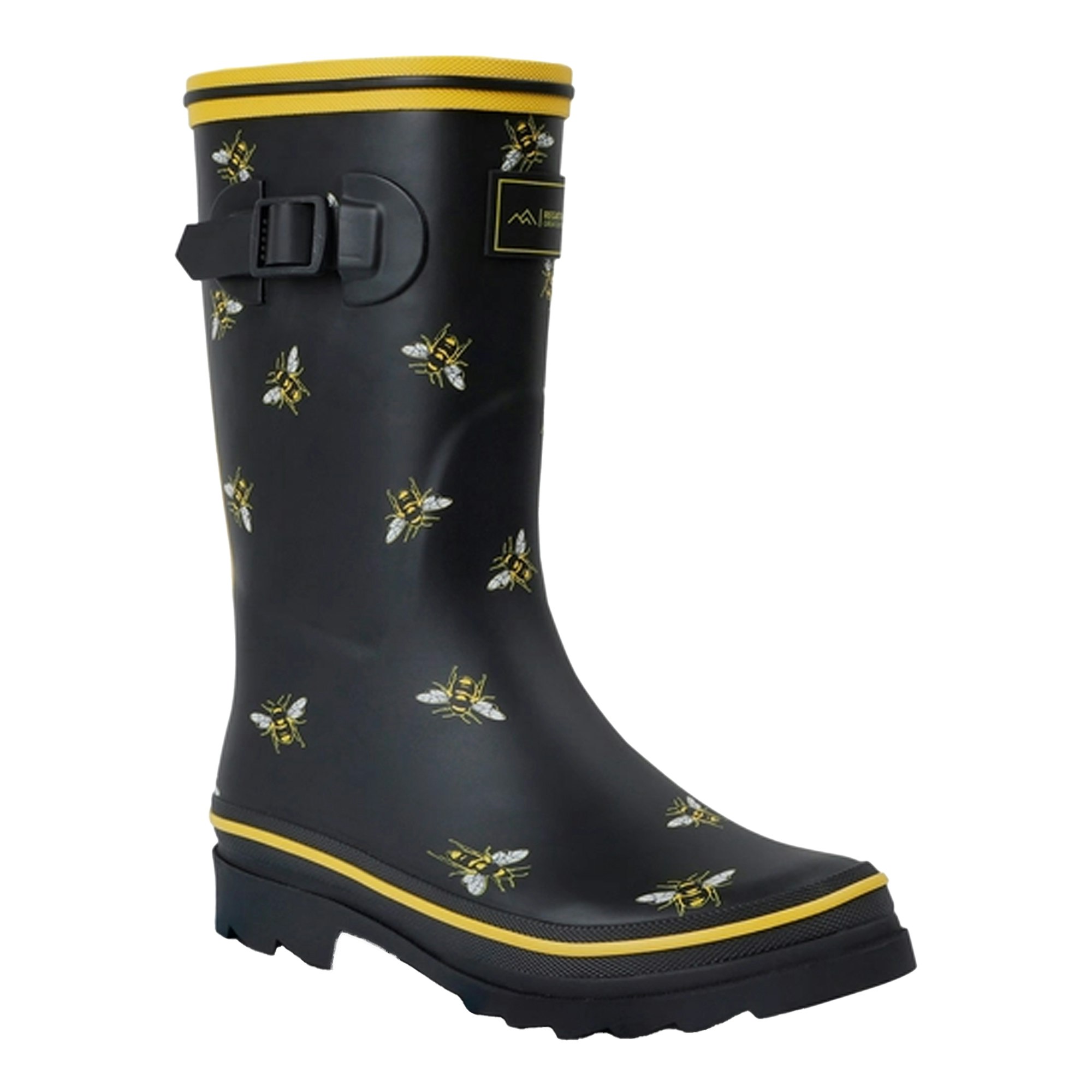 Regatta Women's Black Amelia Bee Wellington Boots - 7 Uk