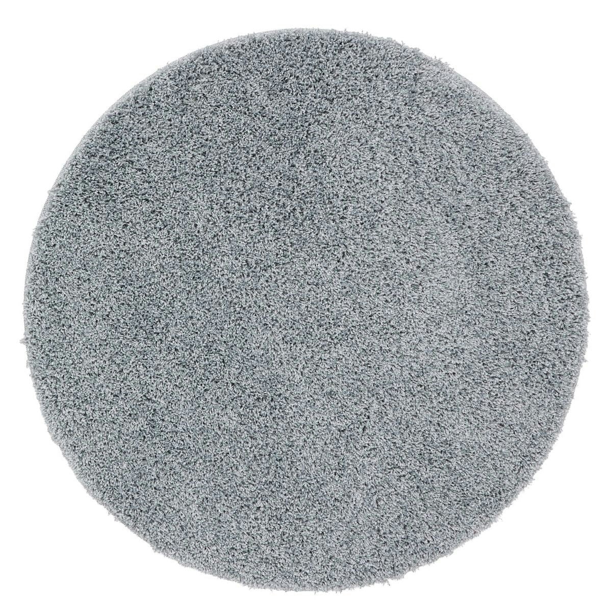 Silverly Blue My Rug - Blue Fleck Washable Rug Circle - Image 2