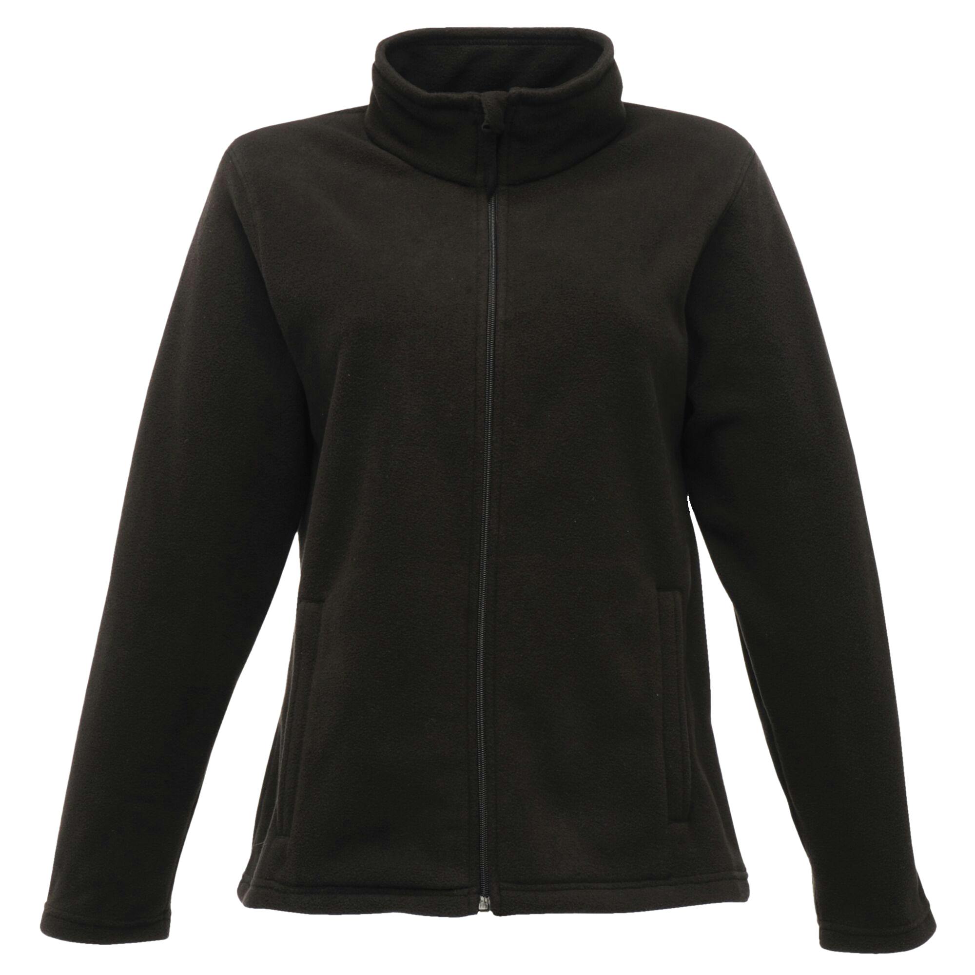Regatta Women's Black Full-Zip 210 Series Microfleece Jacket - 20 - 100% Microfleece
