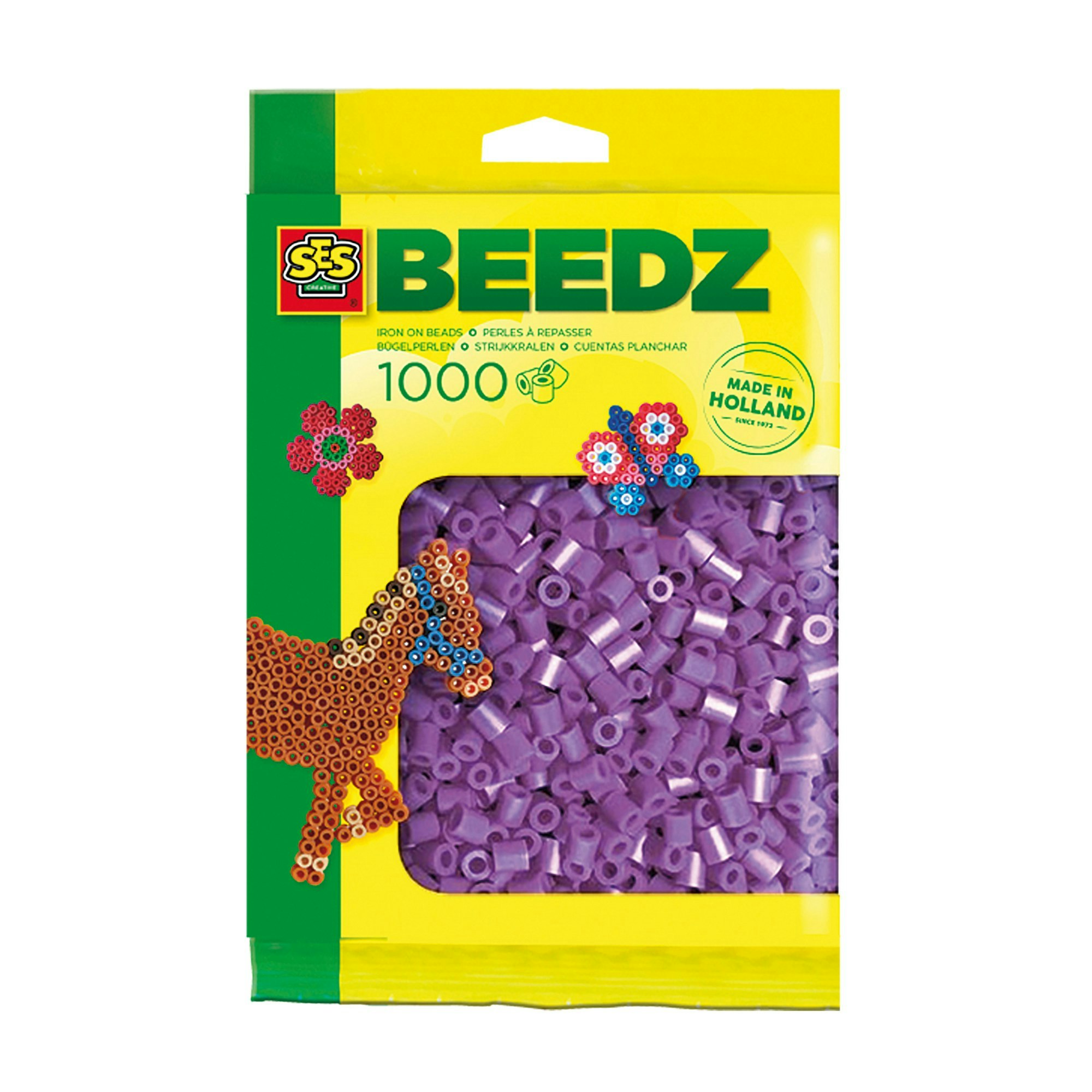 Ses Creative Purple Iron On Beads 1000