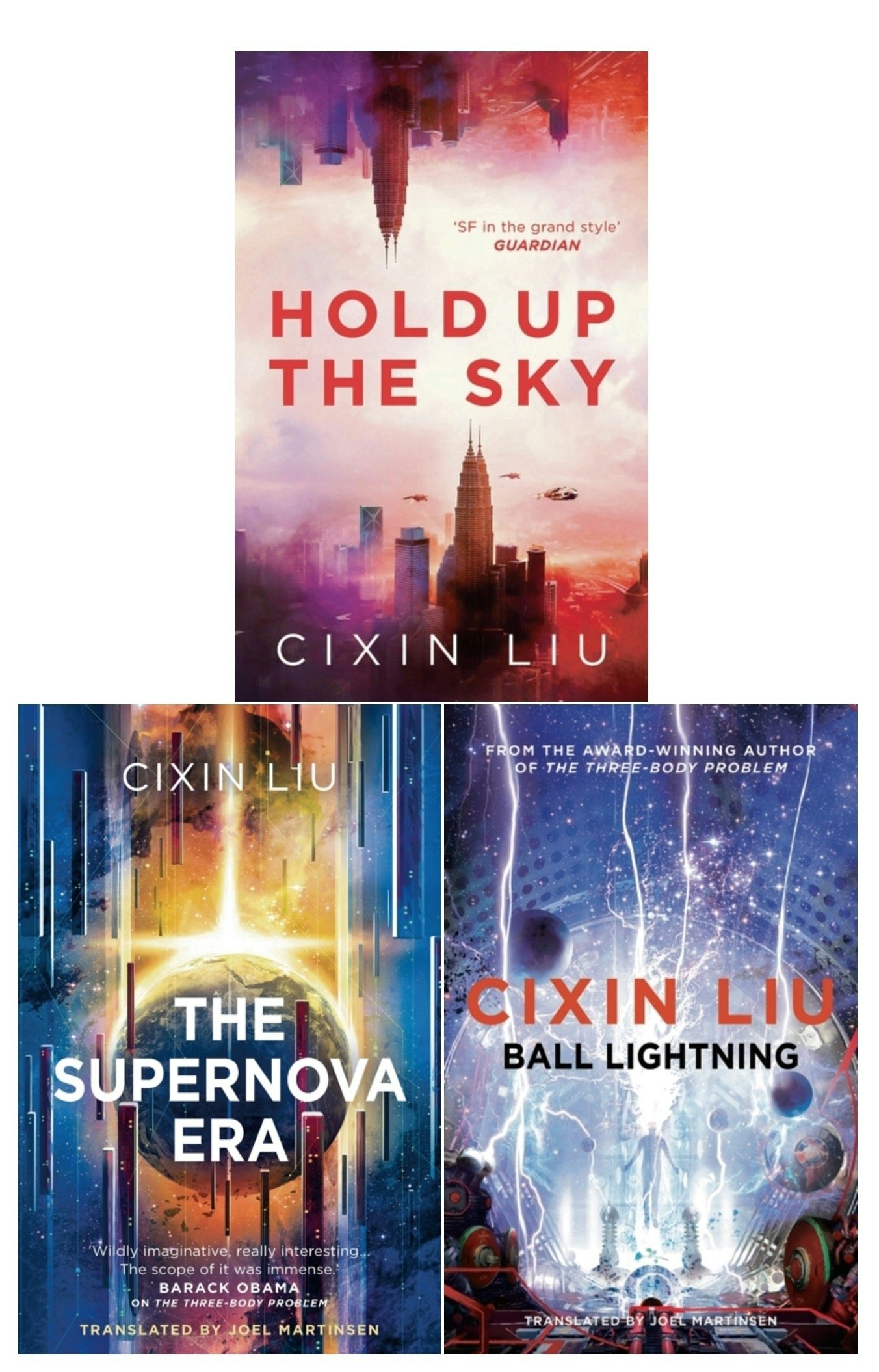 Cixin Liu Collection 3 Books Set The Supernova Era, Hold Up the Sky & Ball Ligh - Image 3