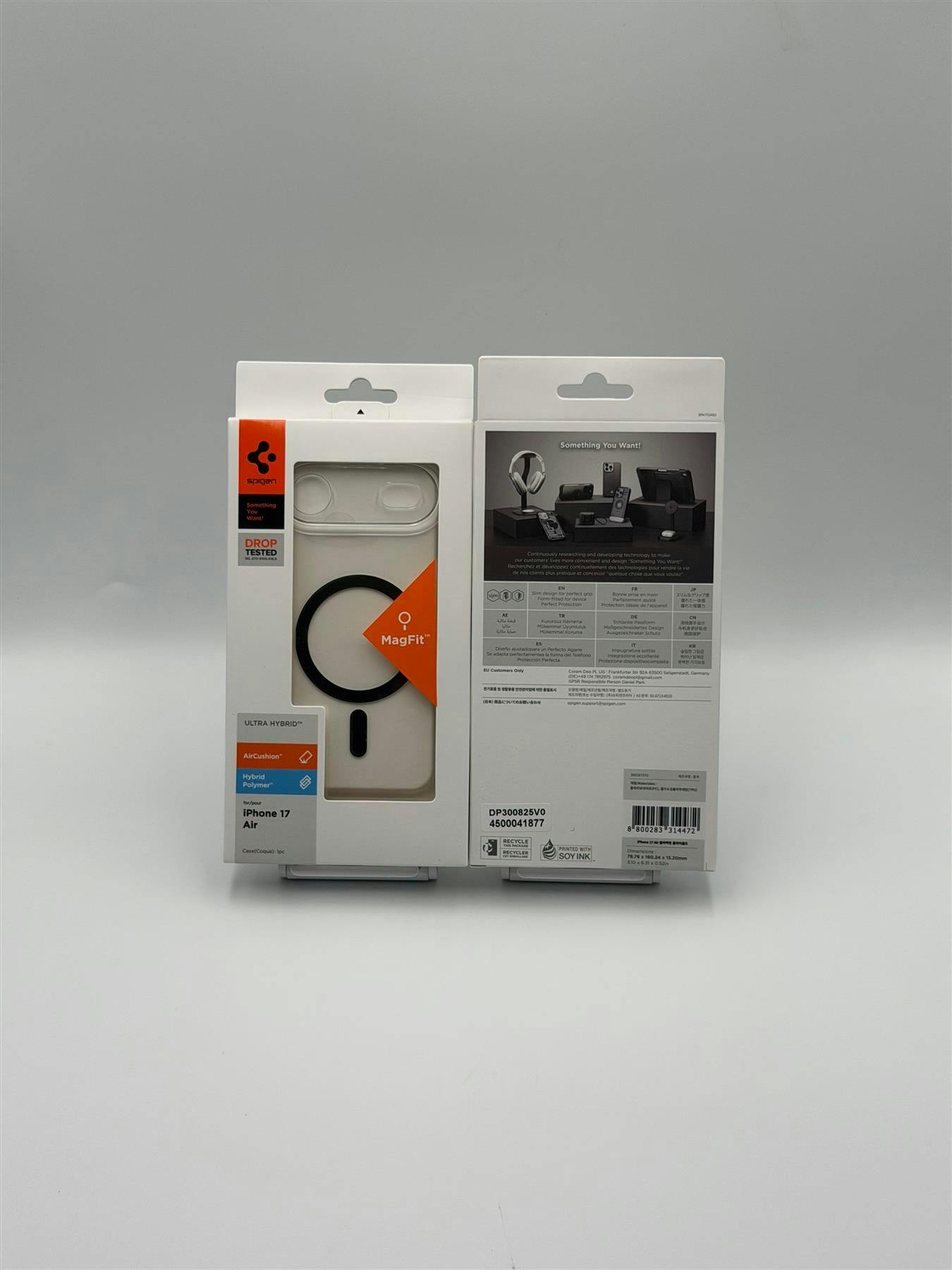 Spigen Gold Ultra Hybrid Magsafe Case For Iphone 17 Air 6.5" Clear/ - Acs10315