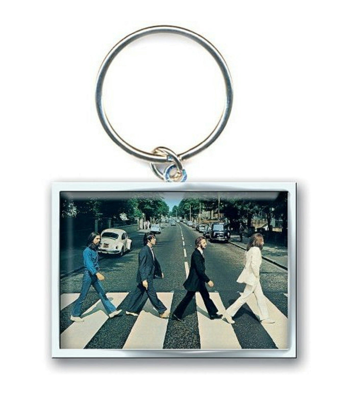 Paradiso Clothing The Beatles Keyring Abbey Road Crossing Photo Keychain