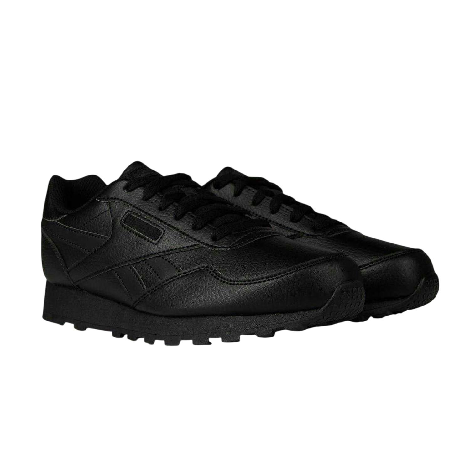Reebok Women's Black Royal Rewind Leather Trainers - 5.5 Uk - 100% Mixed