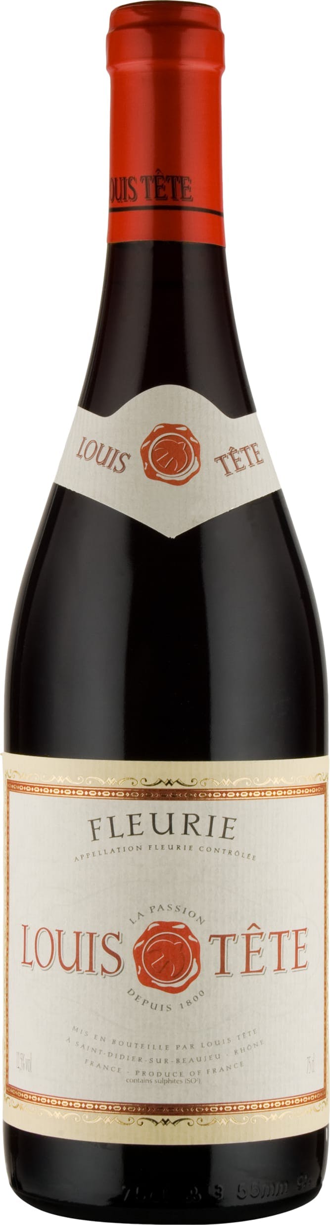 Various Wine Red Louis Tete Fleurie Half Bottle 2023 37.5Cl - Pack Of 6