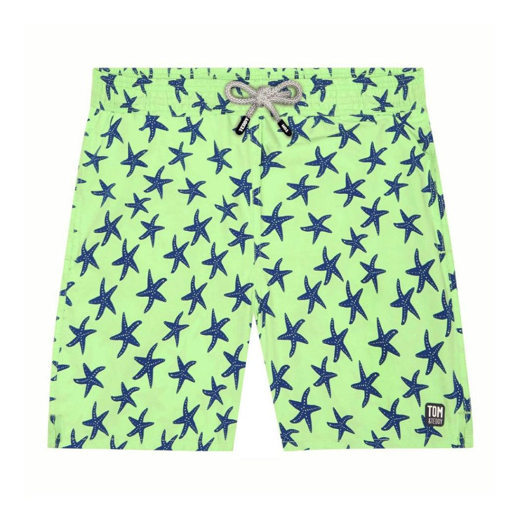 Tom & Teddy Boys Green/Blue Fresh & Starfish - M