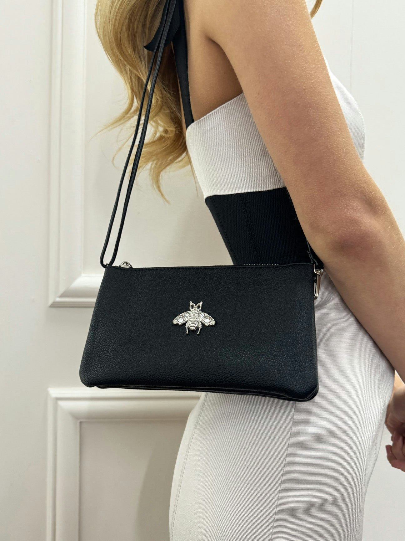 Svnx Black Bee Crossbody Bag - One Size