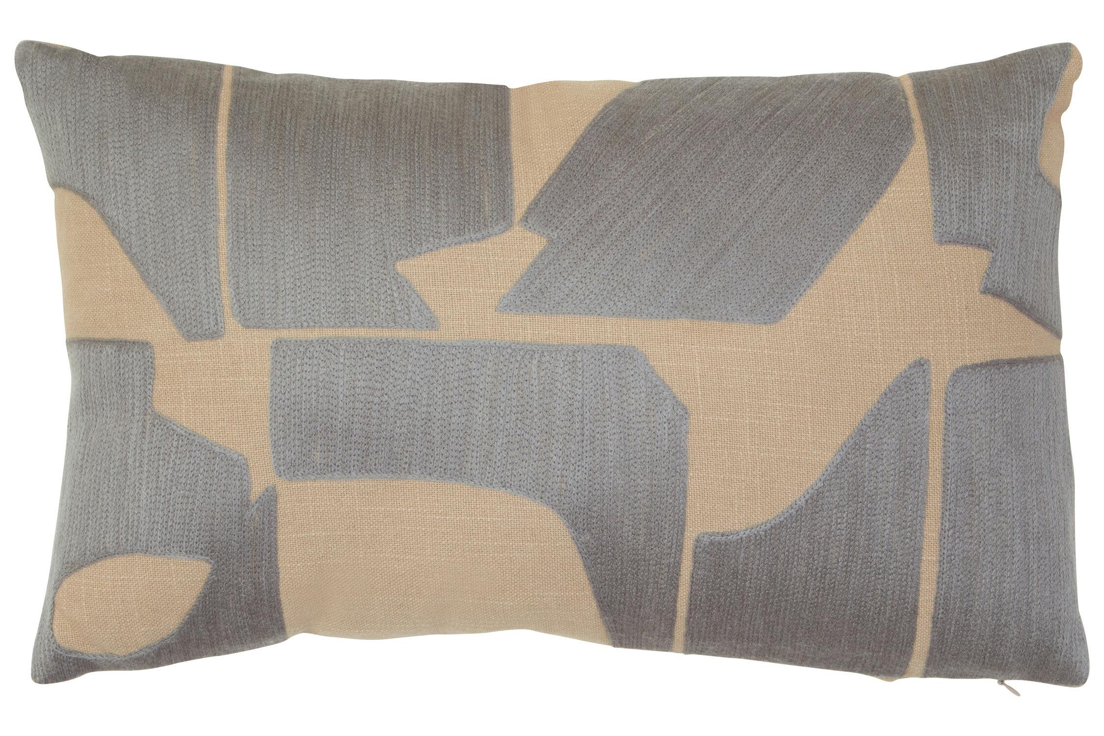 Orsina Unisex Grey Bosie Ozella Natural & Black Cushion In - Image 3