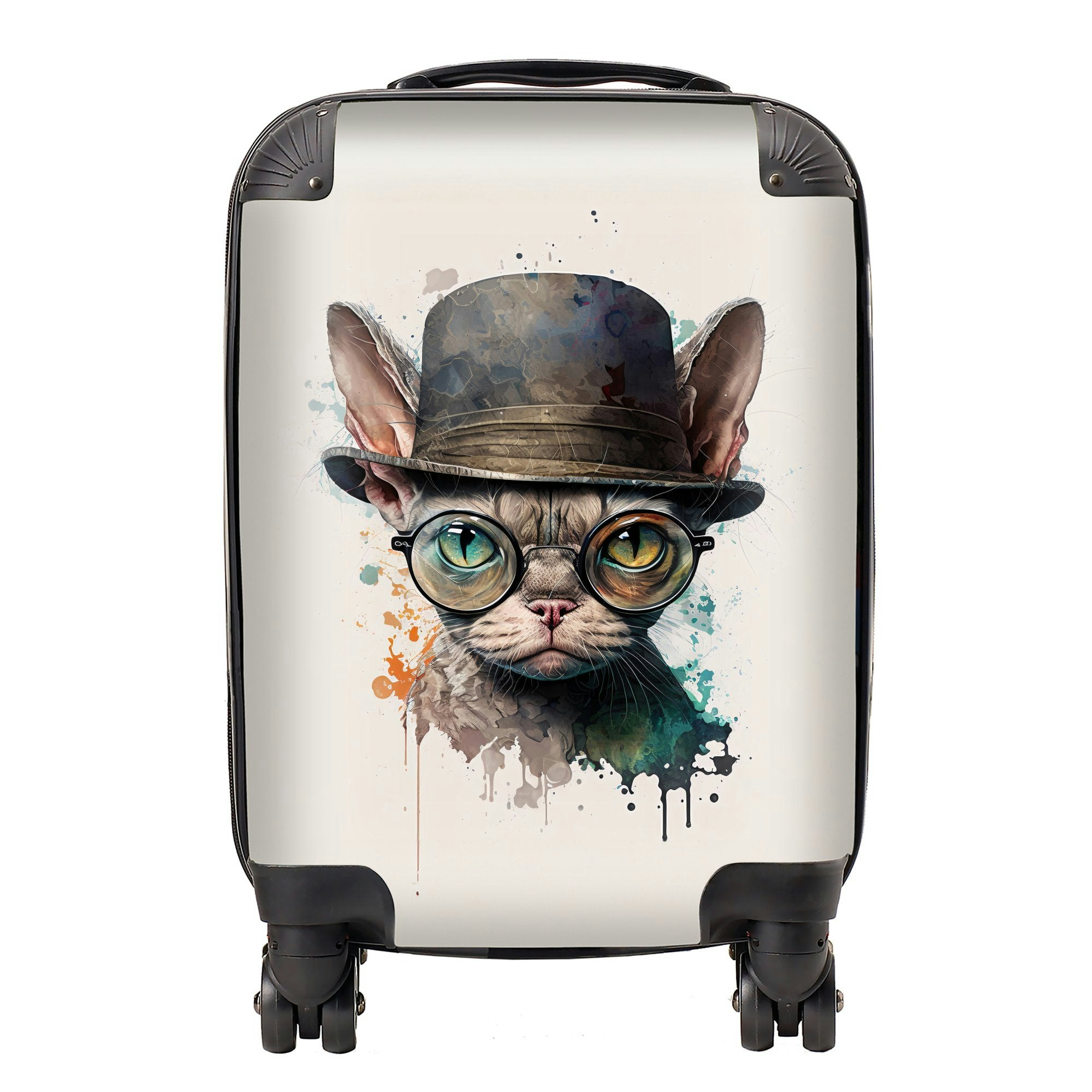 Warren Reed Devon Rex Cat Splashart Suitcase - Small