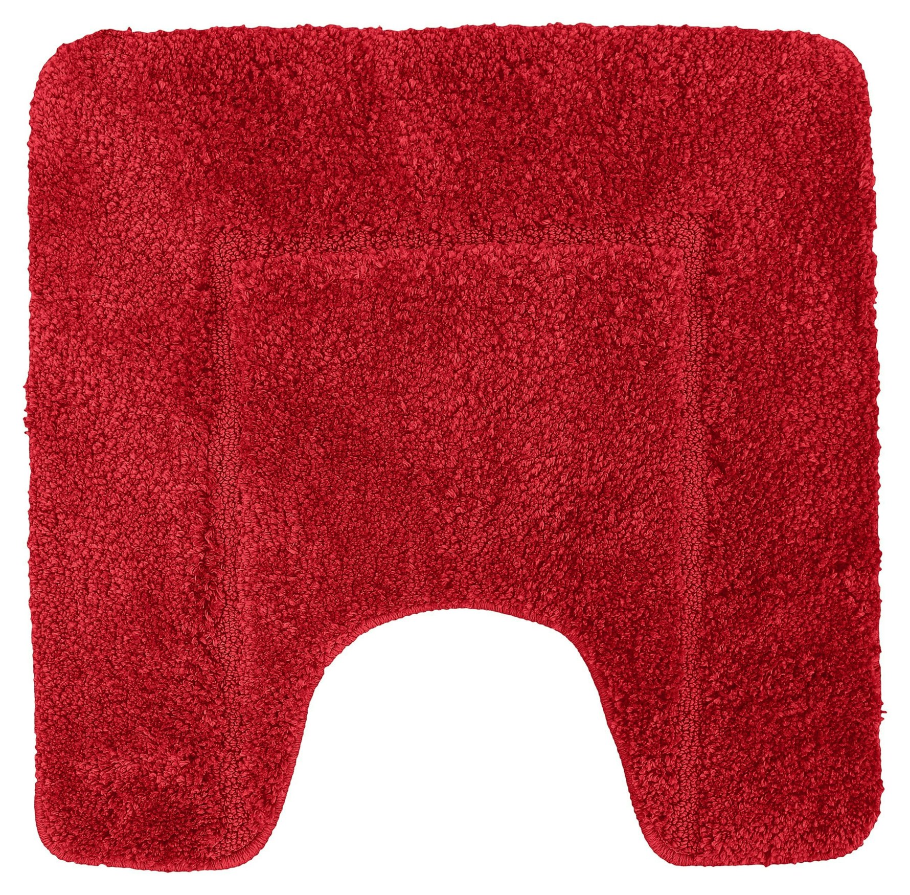Velosso Red Mayfair Microfibre Pedestal Mat Antislip