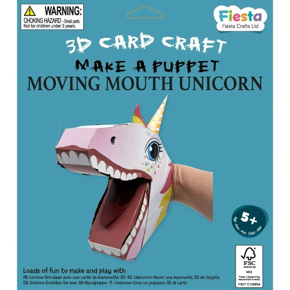 Fiesta Crafts Unicorn Puppet Craft Kit
