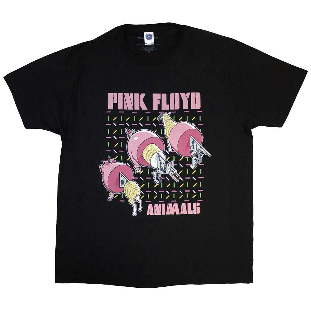 Paradiso Clothing Unisex Pink Floyd Animals Pig Wolf And Sheep T Shirt - L