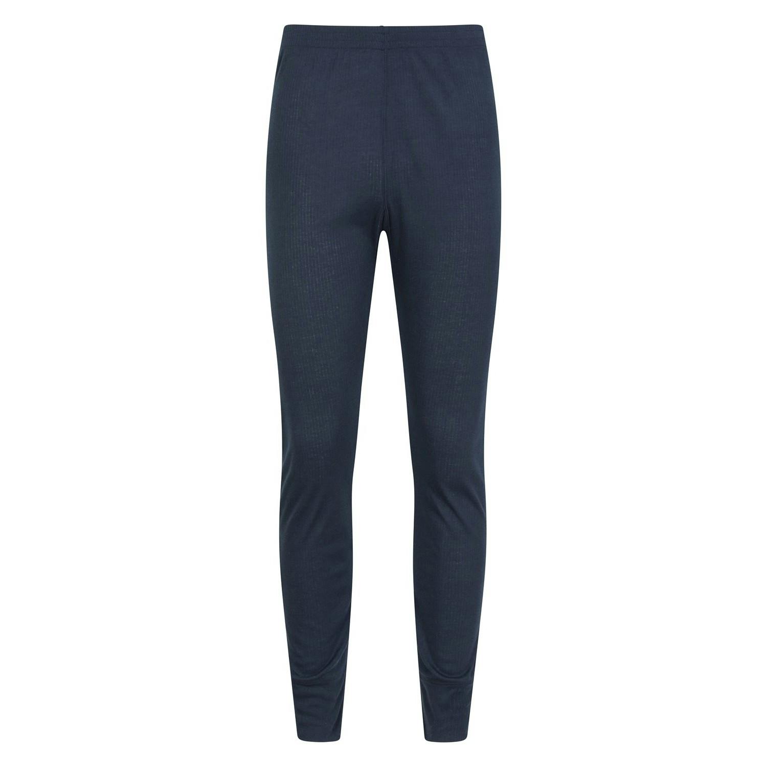 Mountain Warehouse Men's Blue Talus Base Layer Bottoms - S - 100% Polyester