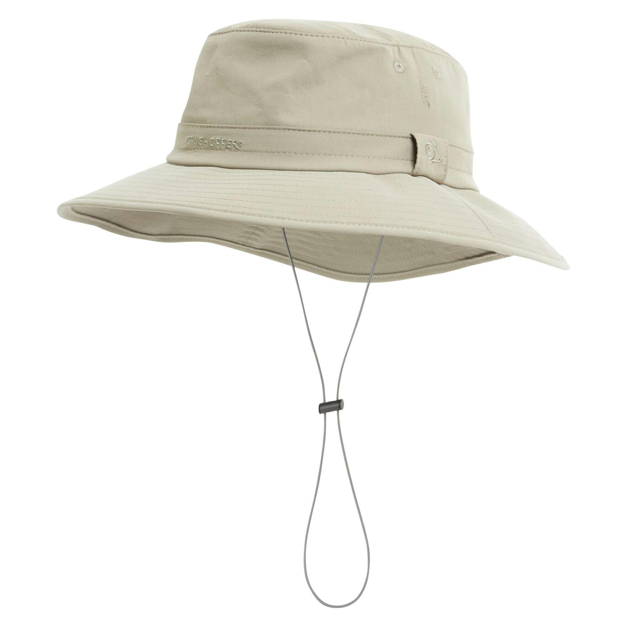 Craghoppers Men's Outback Ii Nosilife Hat - Pebble - Pebble - M-L - 100% Recycled Polyamide