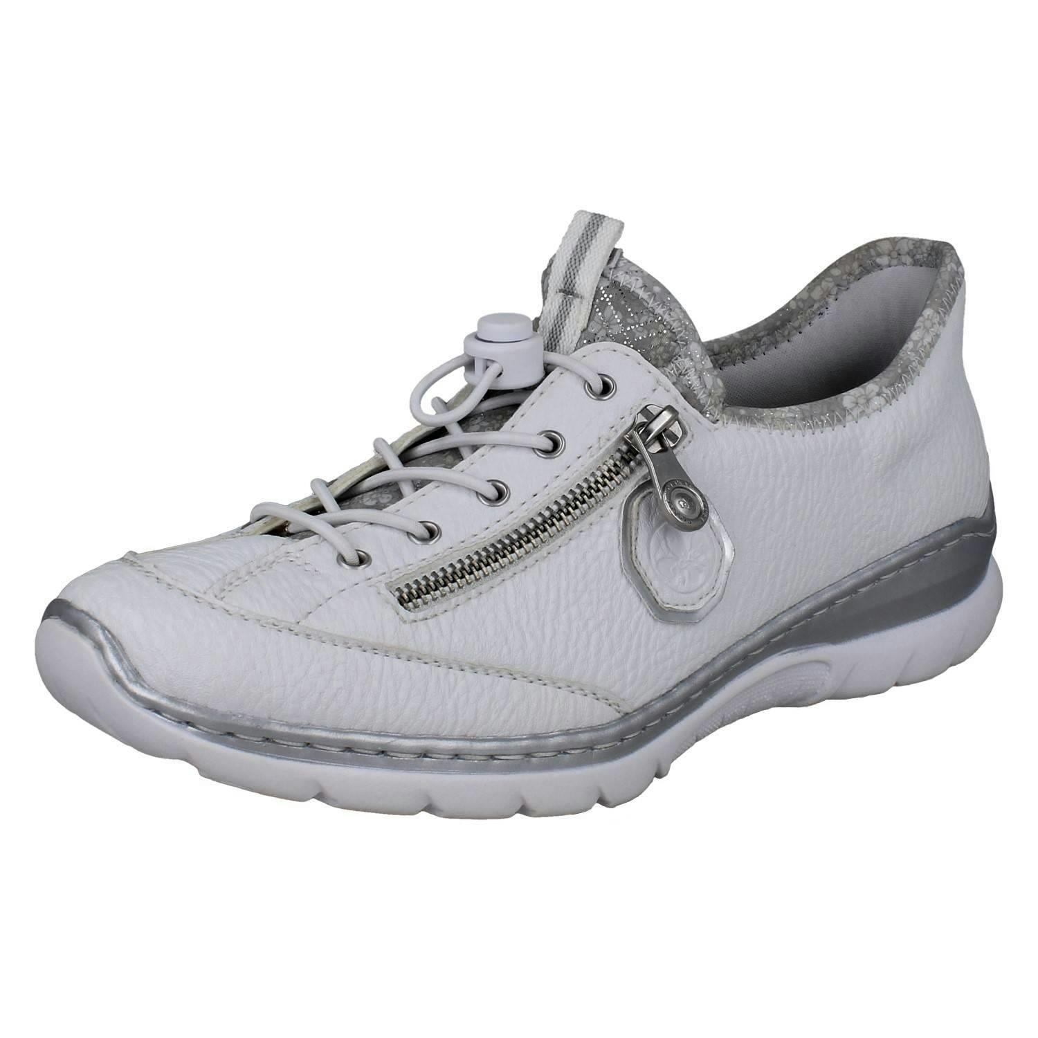 Rieker Women's White Ready2go Trainers L32f1 - Combination - Uk 7.5
