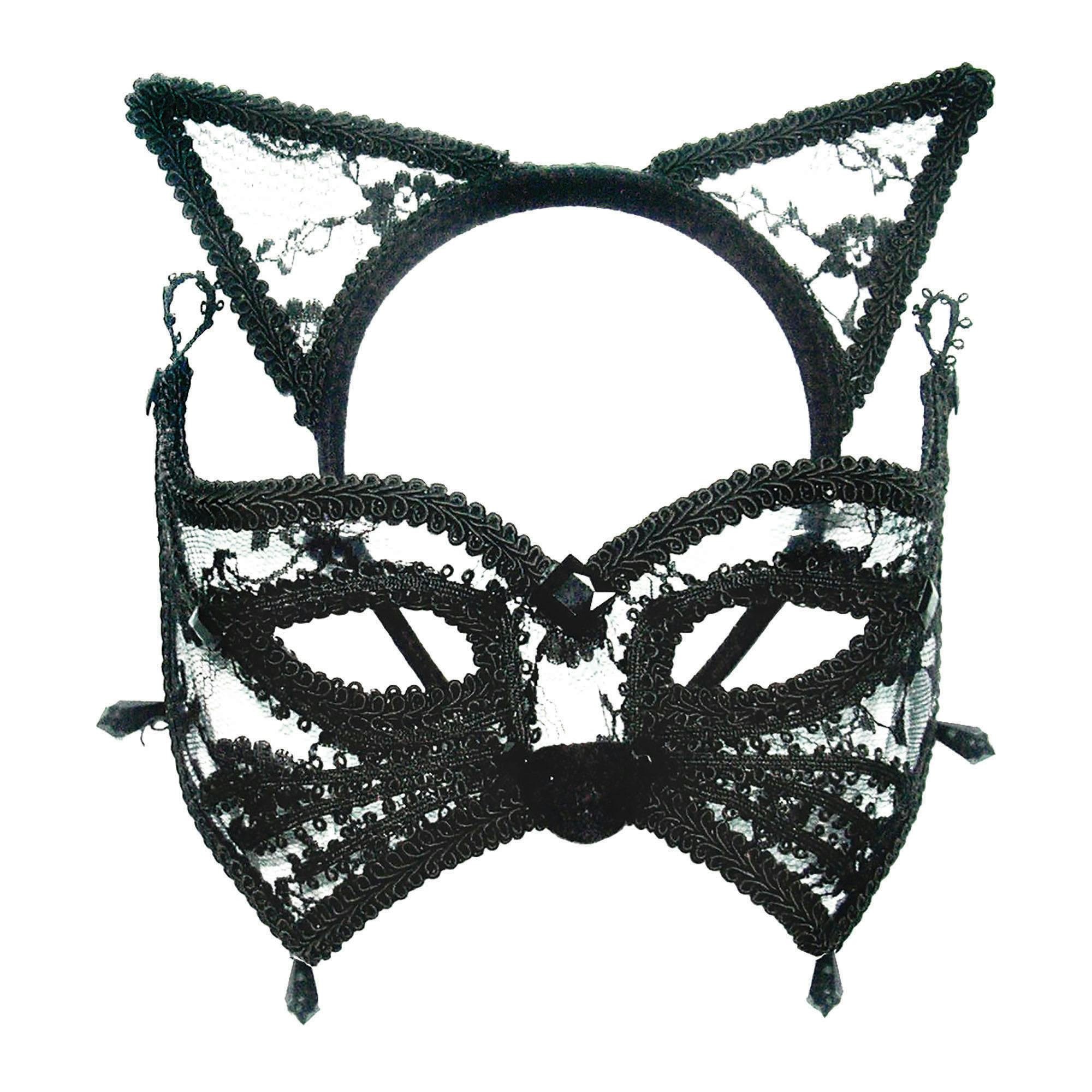 Bristol Novelty Black Cat Mask - One Size